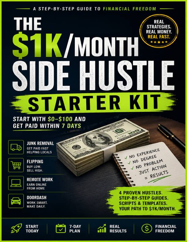1k Month Side Hustle eBook