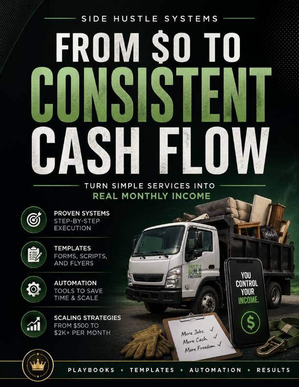Side Hustle Systems: From $0 to Consistent Cash Flow